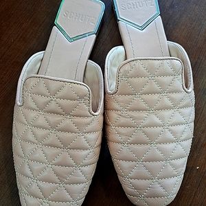Schutz pink mules size 8 confortable and classy